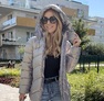 Bársony kabát gyöngyház lila – Innova Fashion – 5. kép